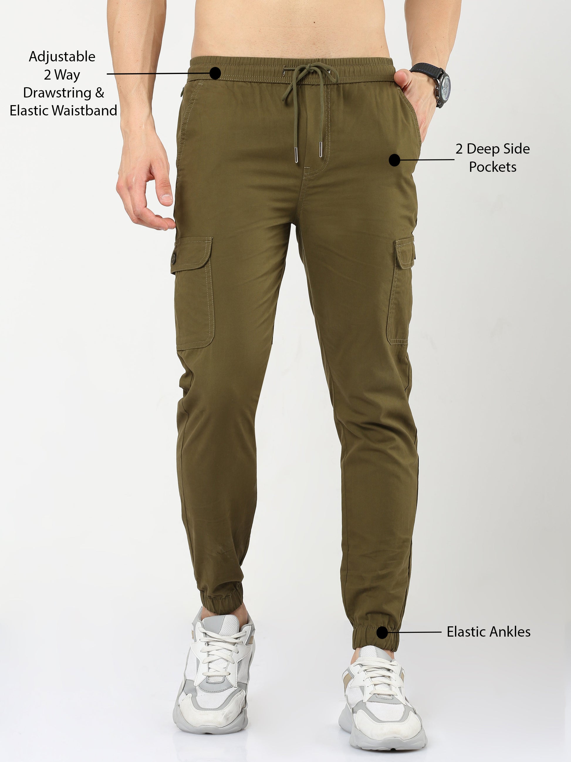 Shop Cool Olive Green Joggers Mens Online – DAKS NEO CLOTHING CO.INDIA