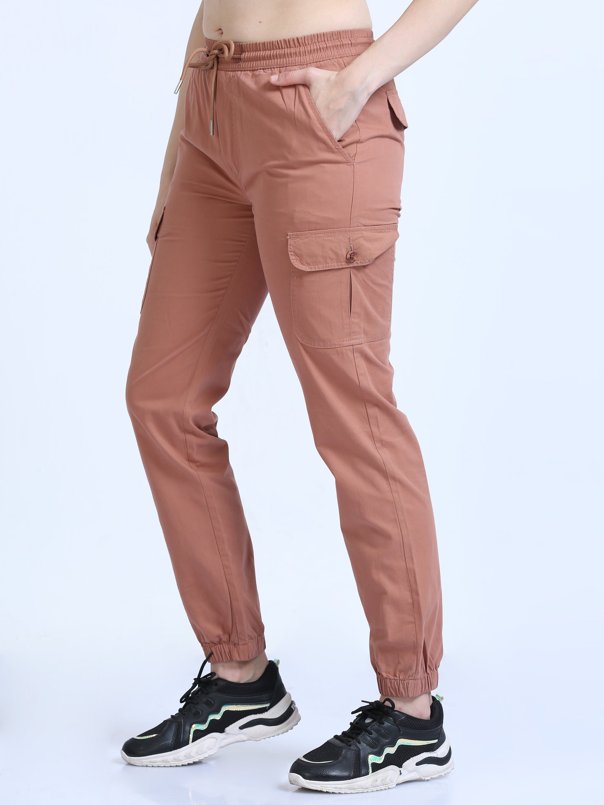 Pinkish Brown Women Jogger