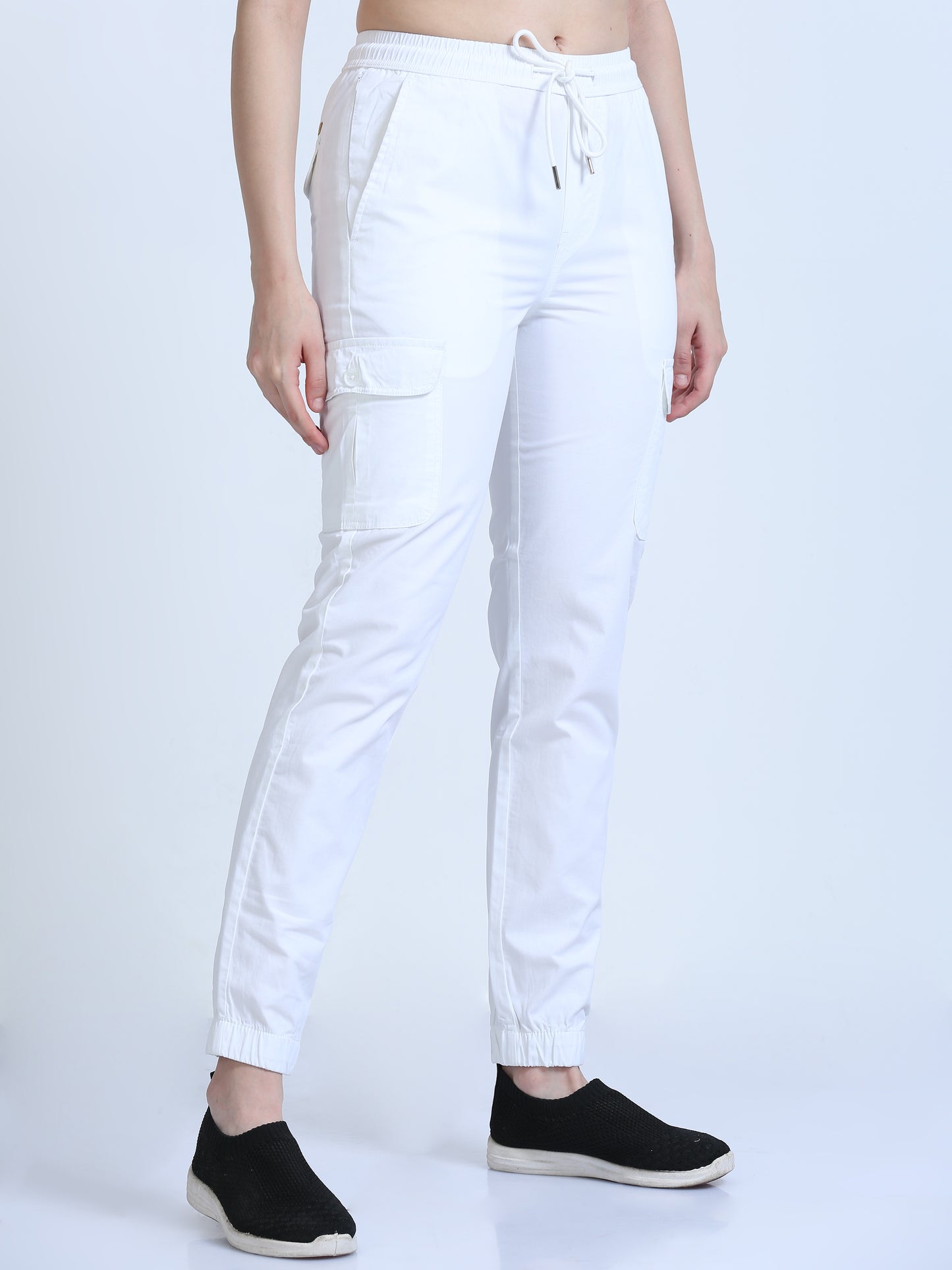 Pearl white jogger women