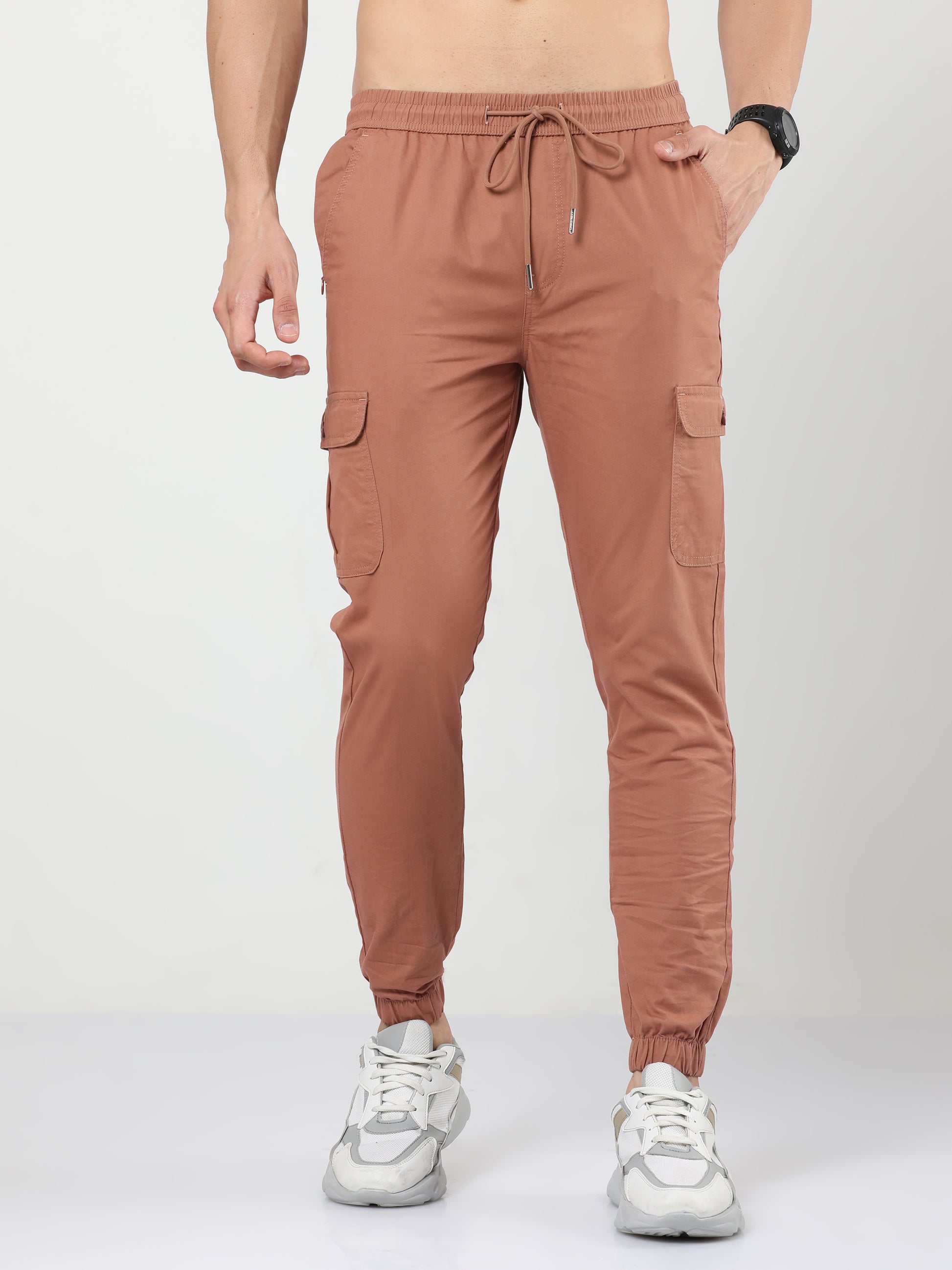Shop Cool And Comfortable Peach Stylish Joggers Mens – DAKS NEO CLOTHING  CO.INDIA