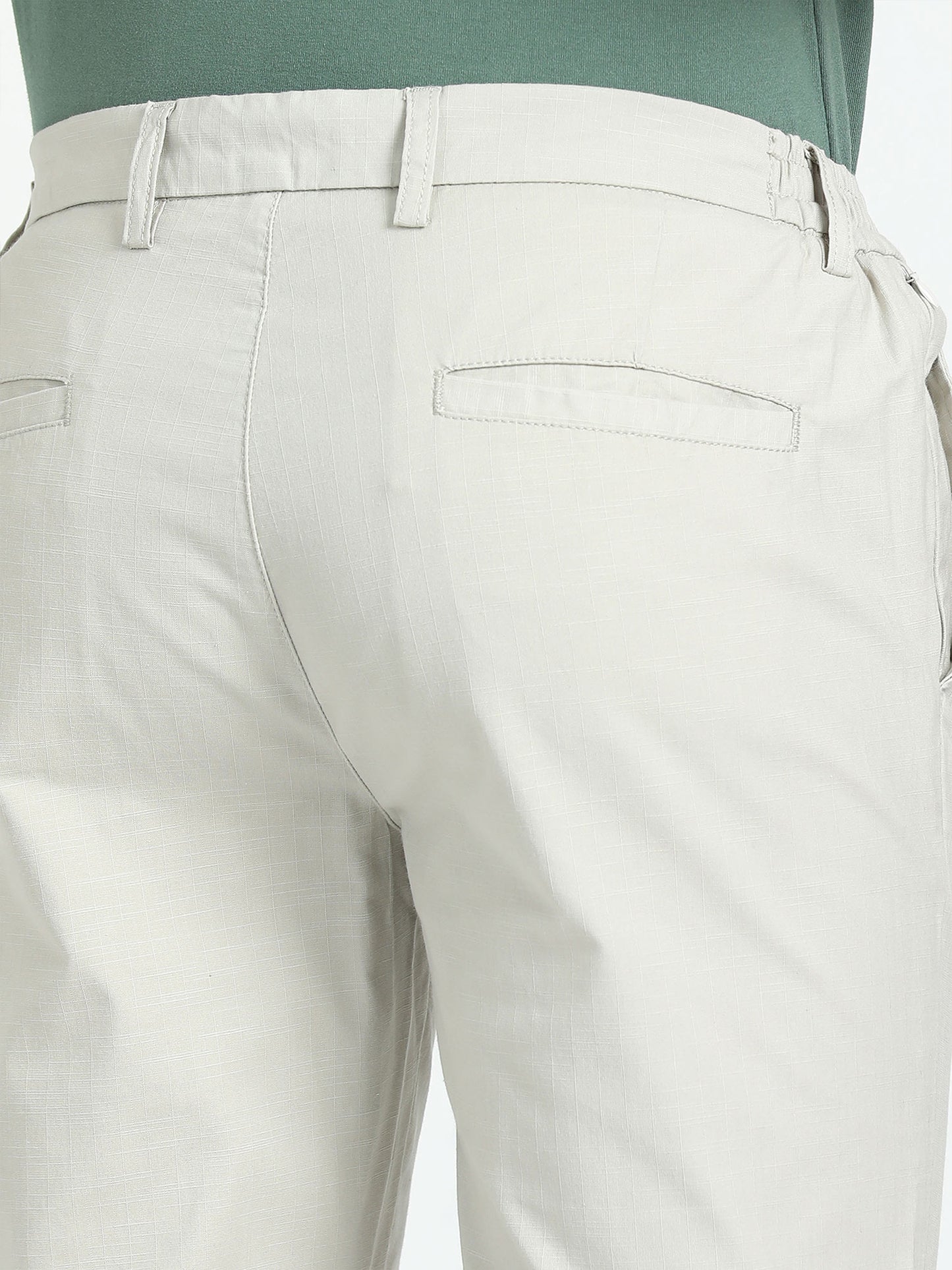 Grey Slim Fit Trouser for Men 