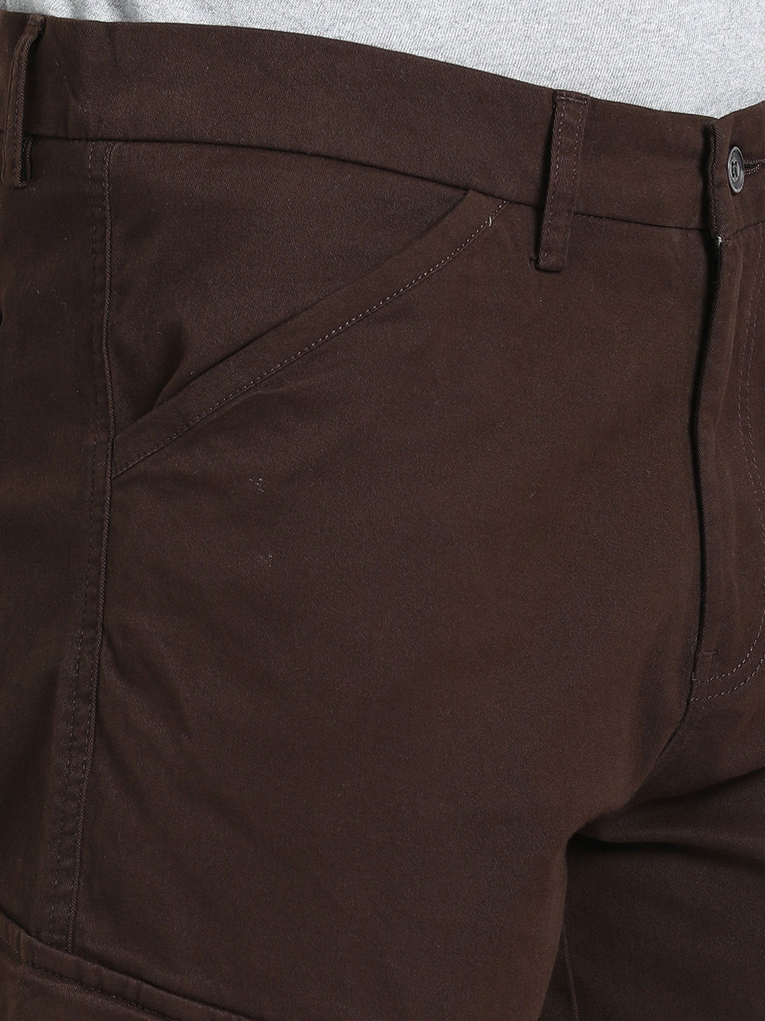 Espresso Brown Cargo Pant for Men 