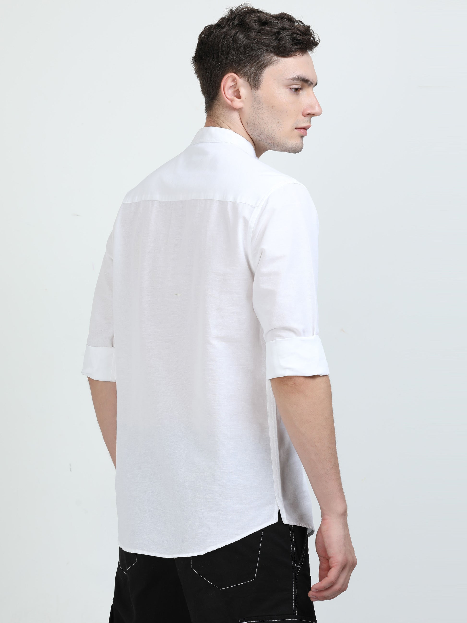 Titan White Short Kurta for Men