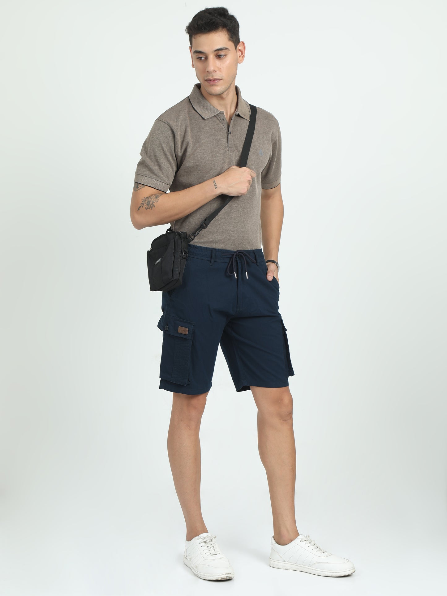 RELAXED PRO CARGO SHORTS-NAVY