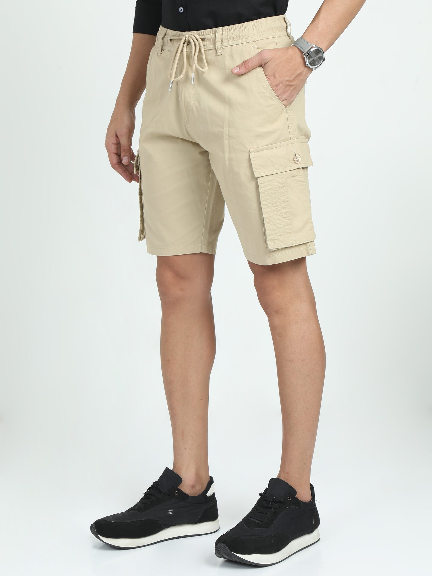 RELAXED PRO CARGO SHORTS-BONE