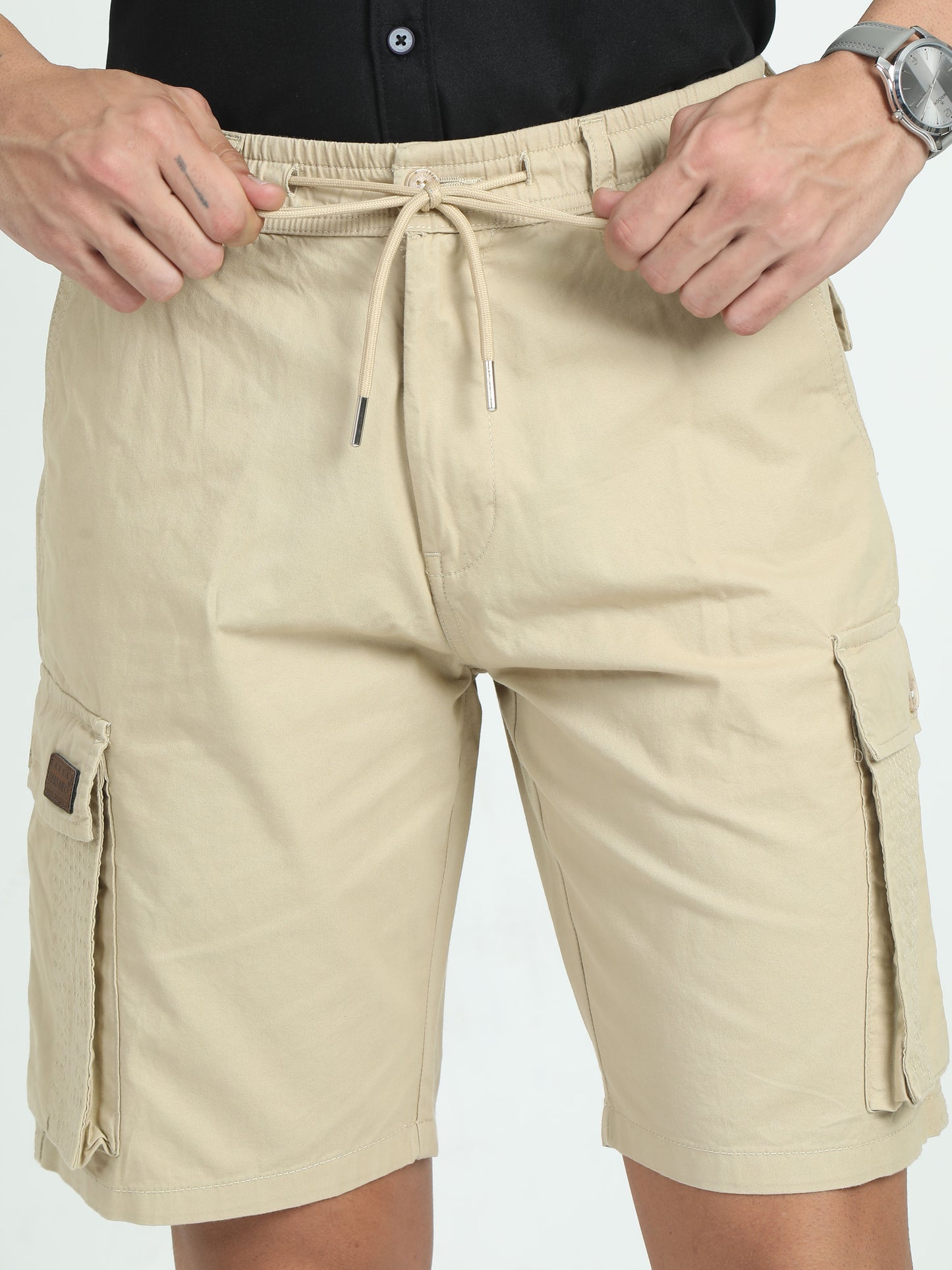 RELAXED PRO CARGO SHORTS-BONE