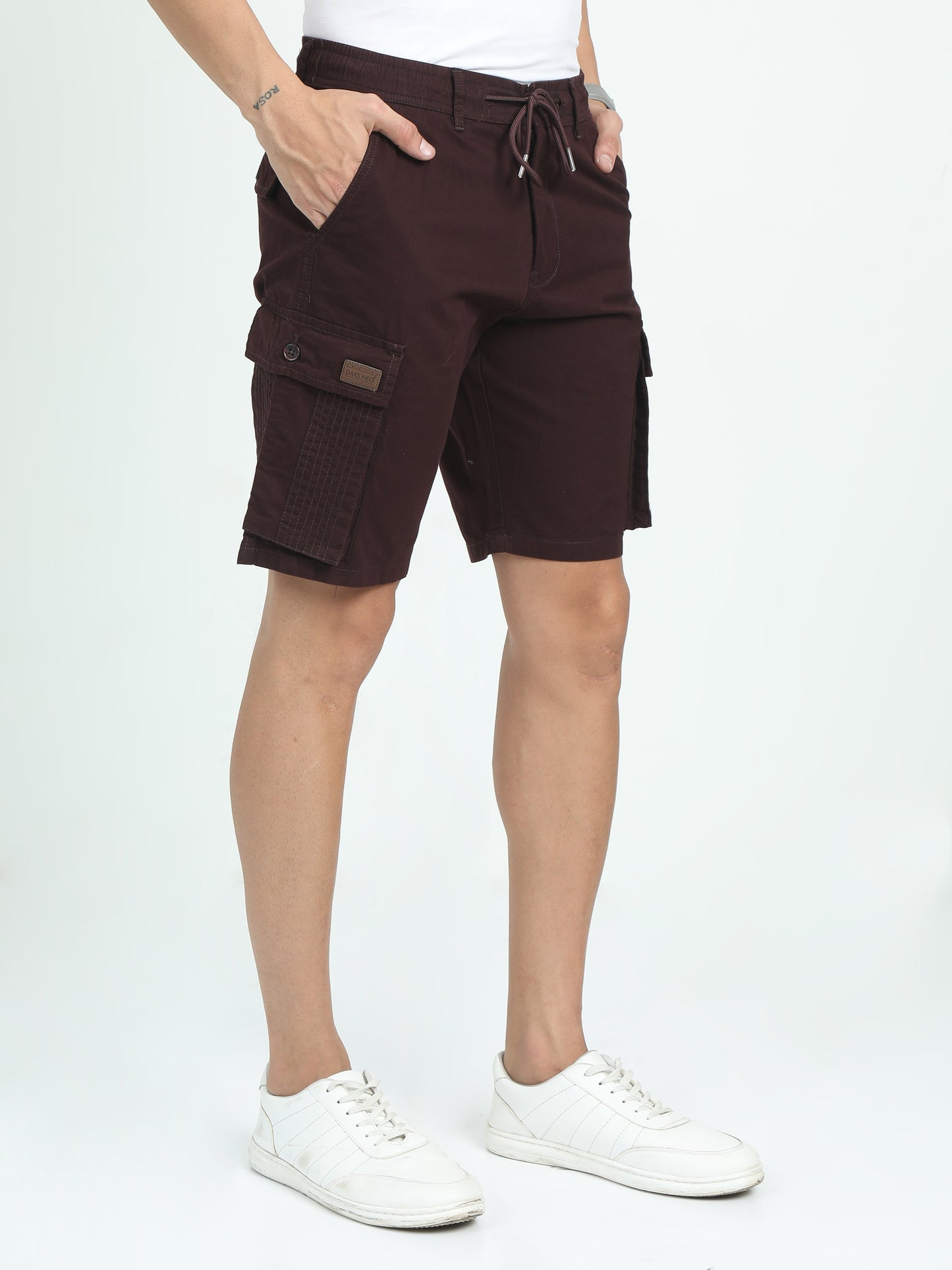 RELAXED PRO CARGO SHORTS-SEAL BROWN