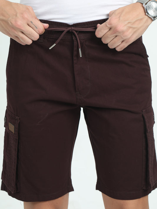 RELAXED PRO CARGO SHORTS-SEAL BROWN