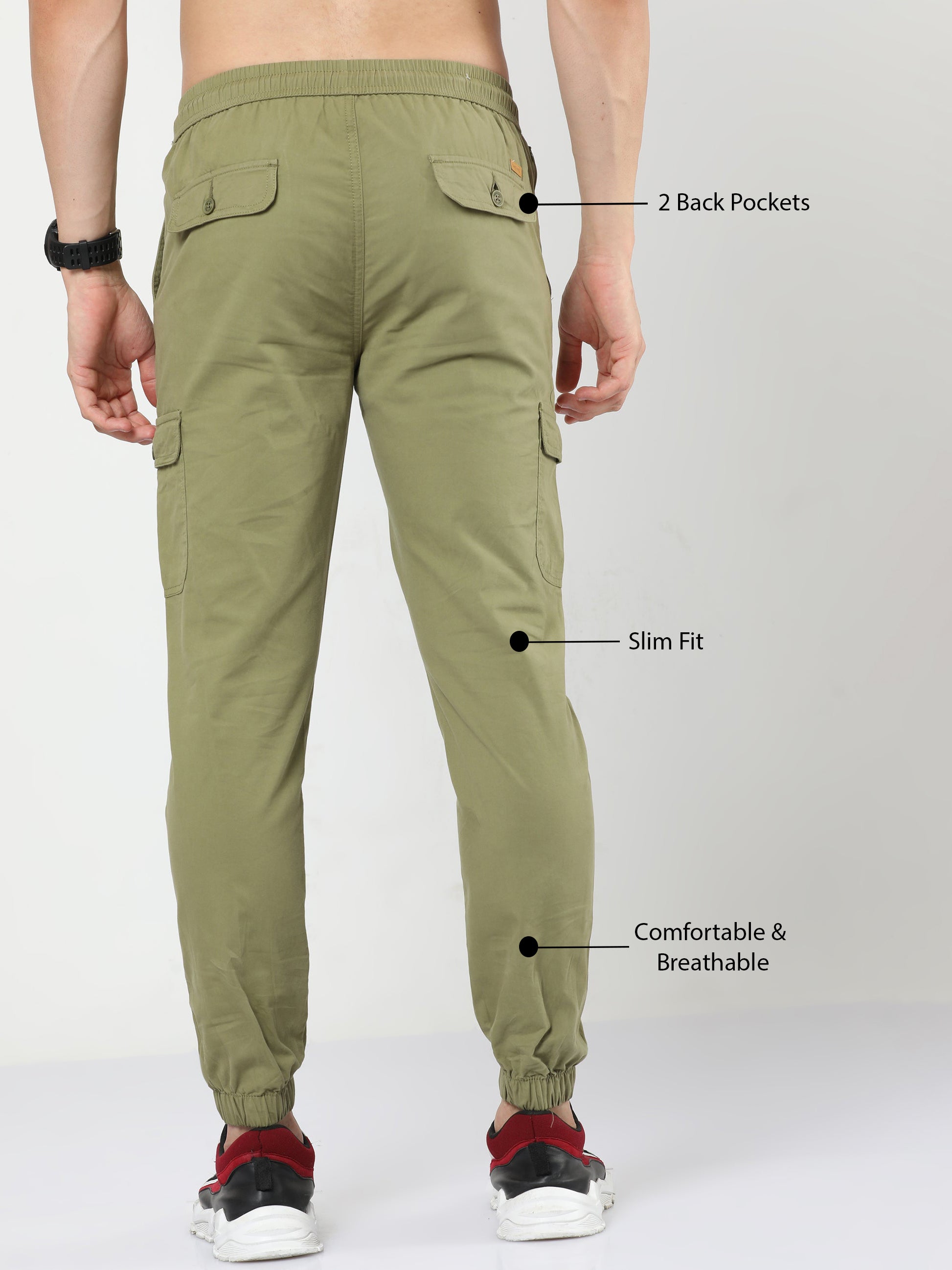 Buy Black Solid Joggers Pants Online - Label Ritu Kumar India Store View